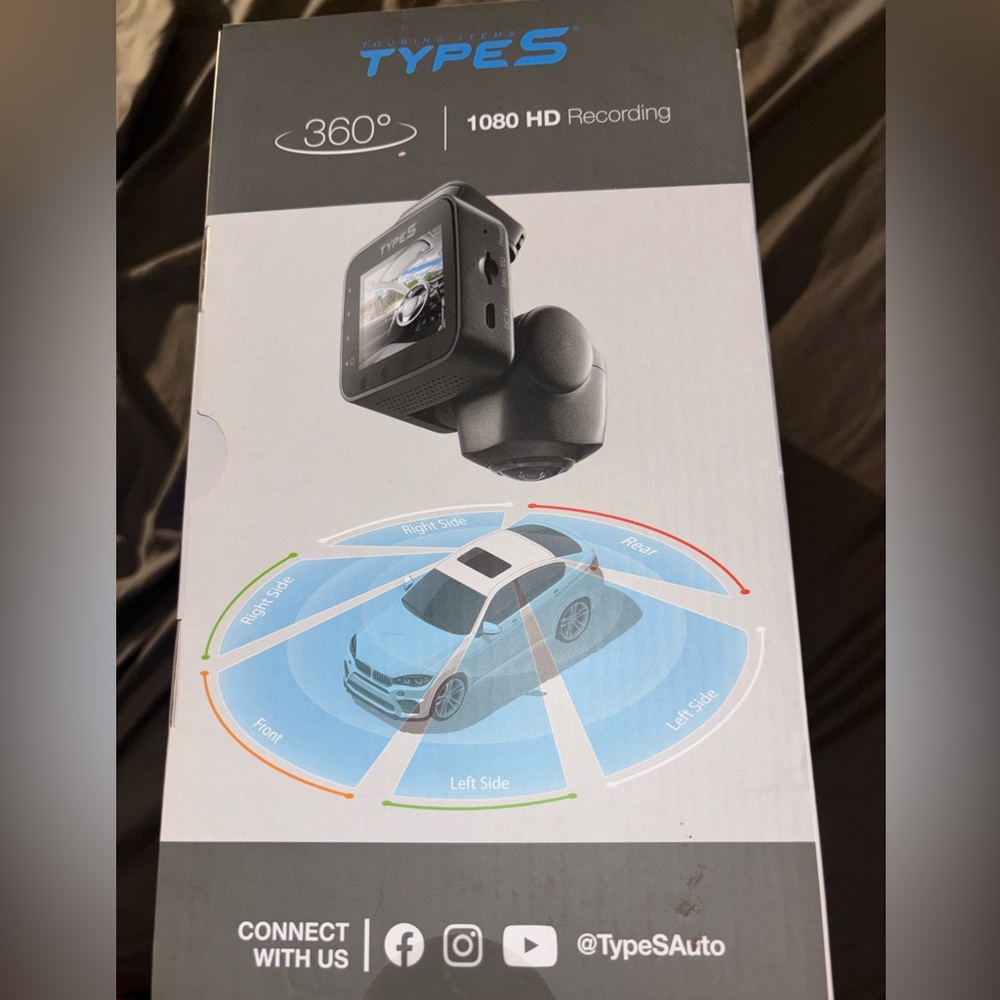 TYPE S 360° Dash Cam Brand New